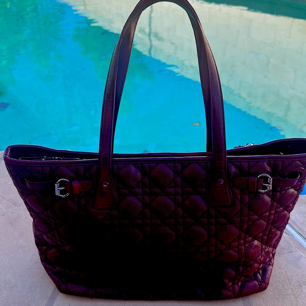Cranberry Lady Dior $4500 Rare cranberry bag - Picture 3 of 7